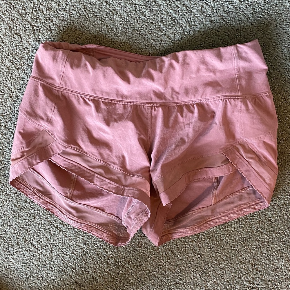 Pastel pink lulu shorts